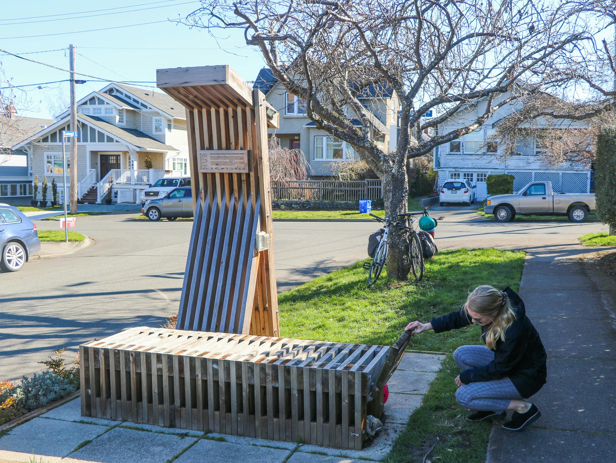 Emergency supply storage at Leonard Street Neighbour Hub