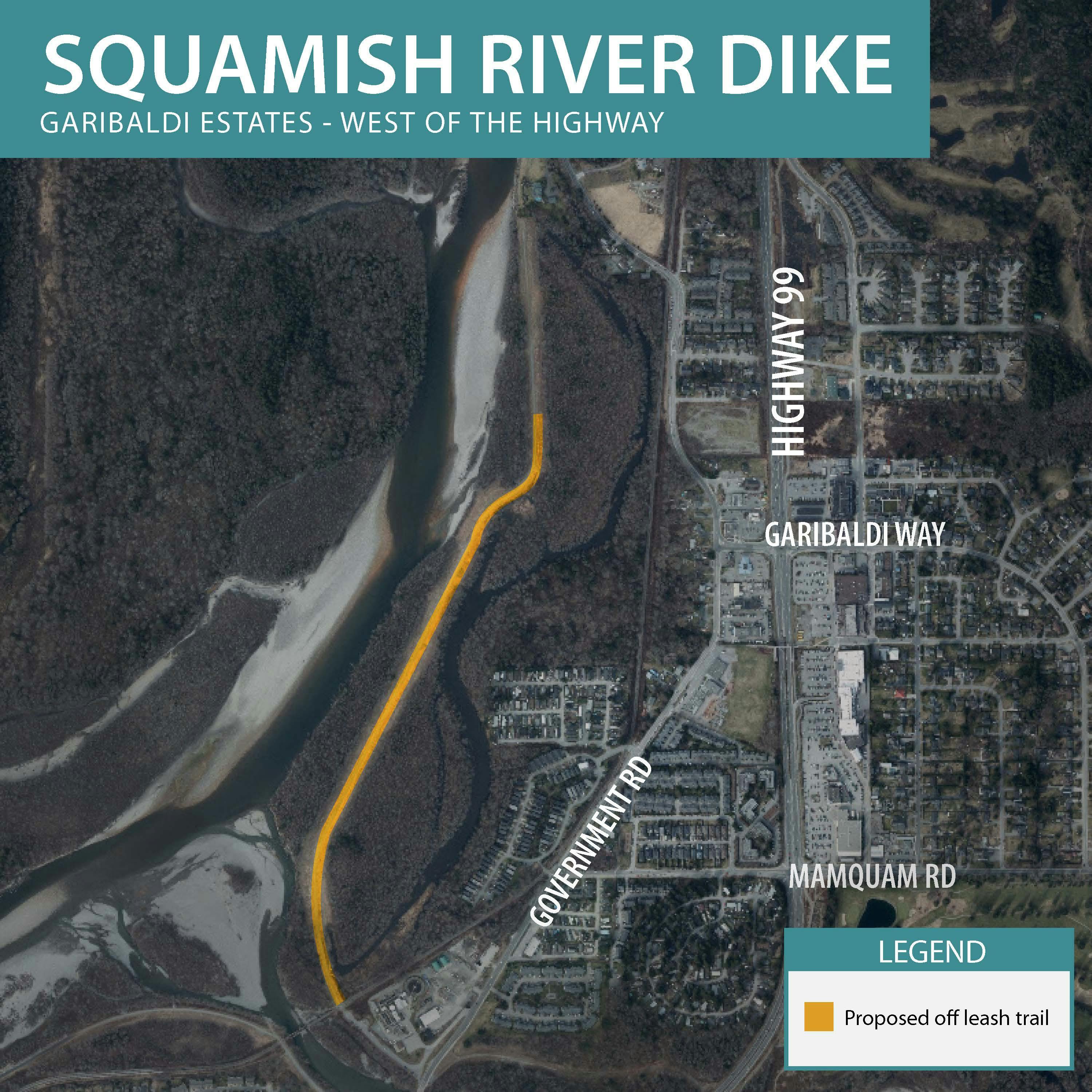 Map of Squamish River Dike