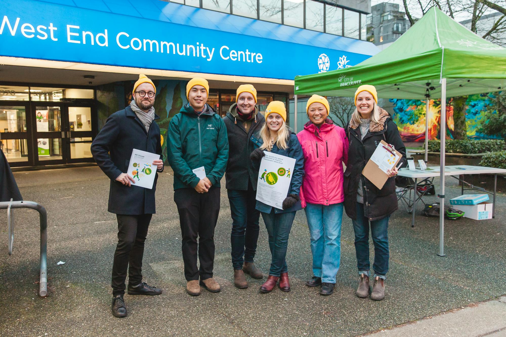 West End Community Centre pop-up