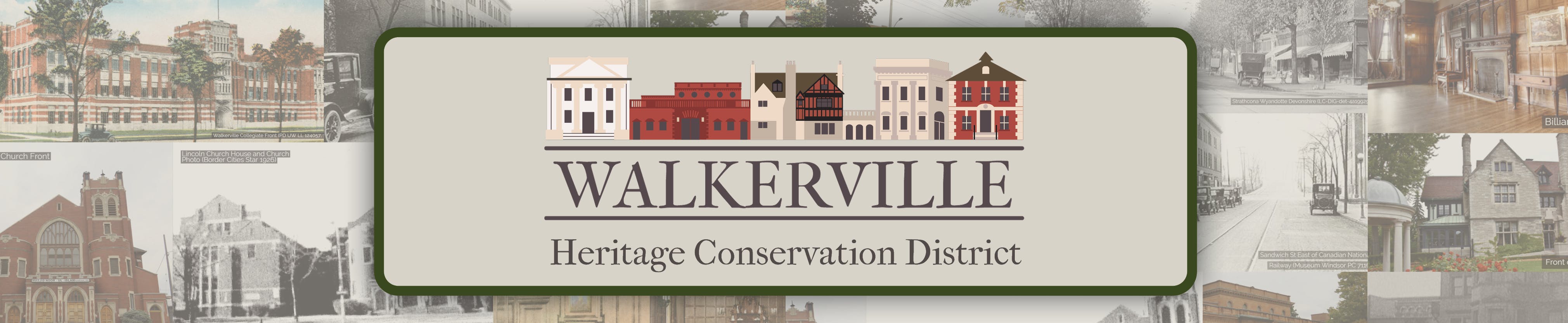 Walkerville Heritage Conservation District Logo Banner