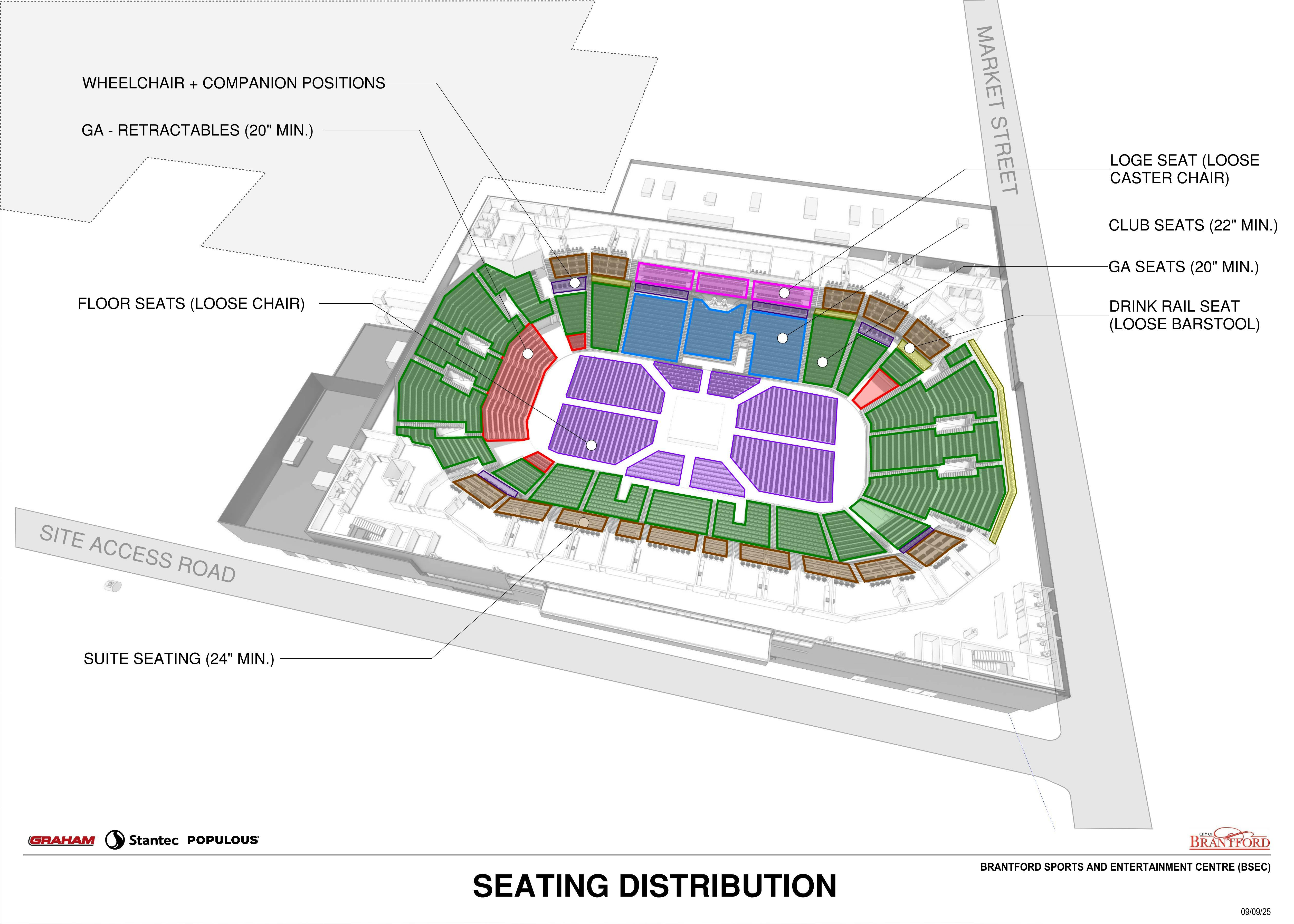 Design G - Seating Distribution