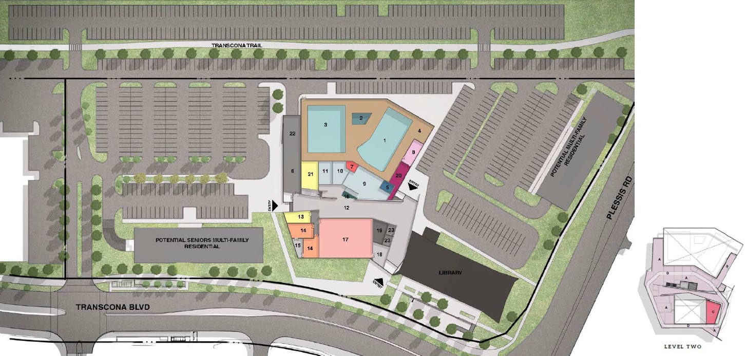 East of the Red RecPlex proposed site layout