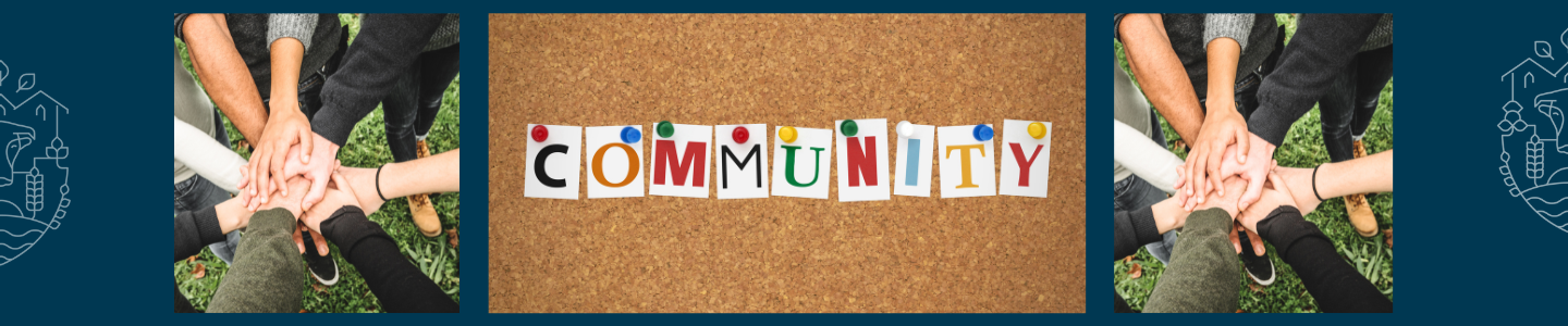 picture of circle of hands, community sign