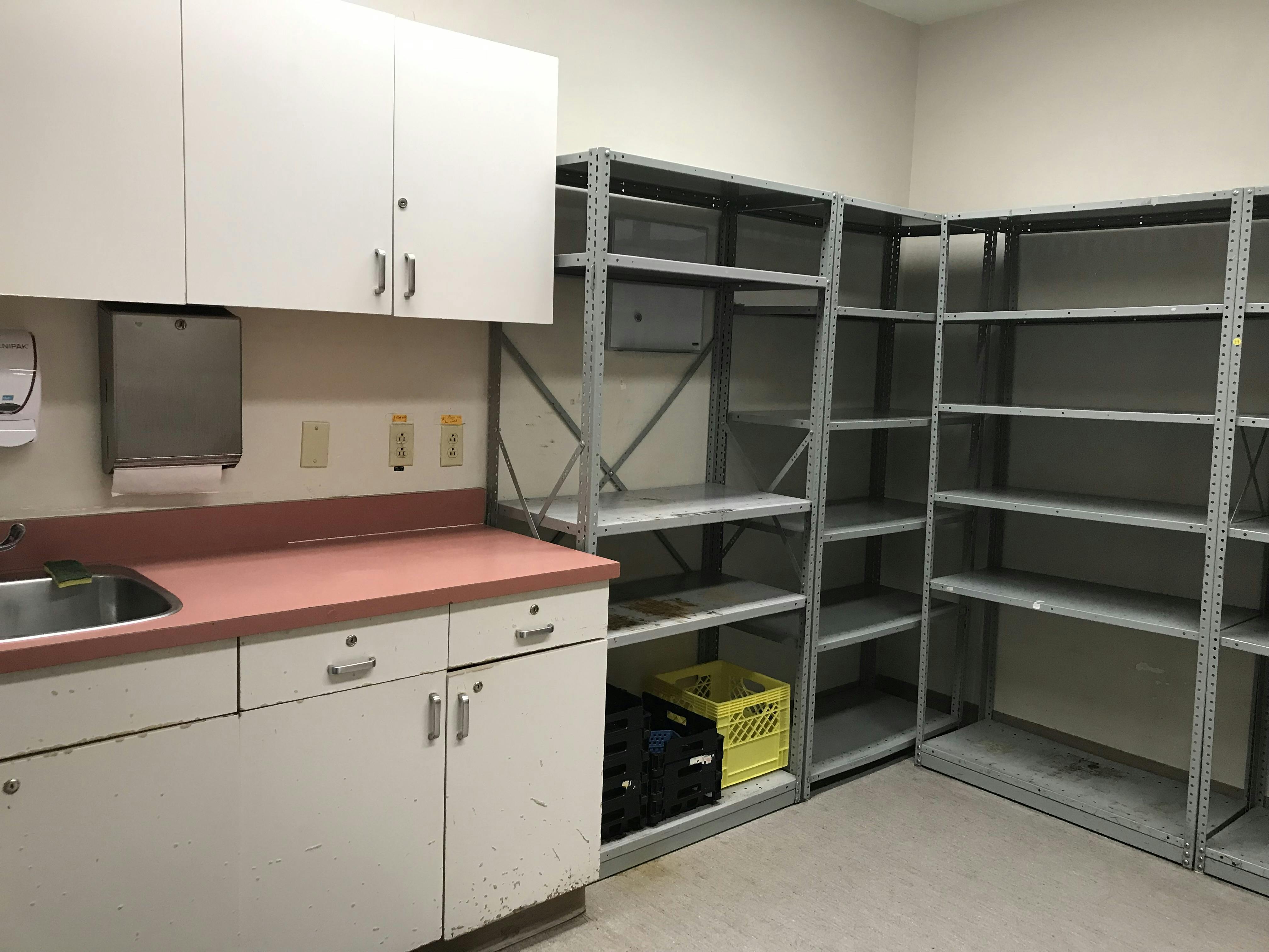 Glenrose Retail Space - Storage/Kitchen Area