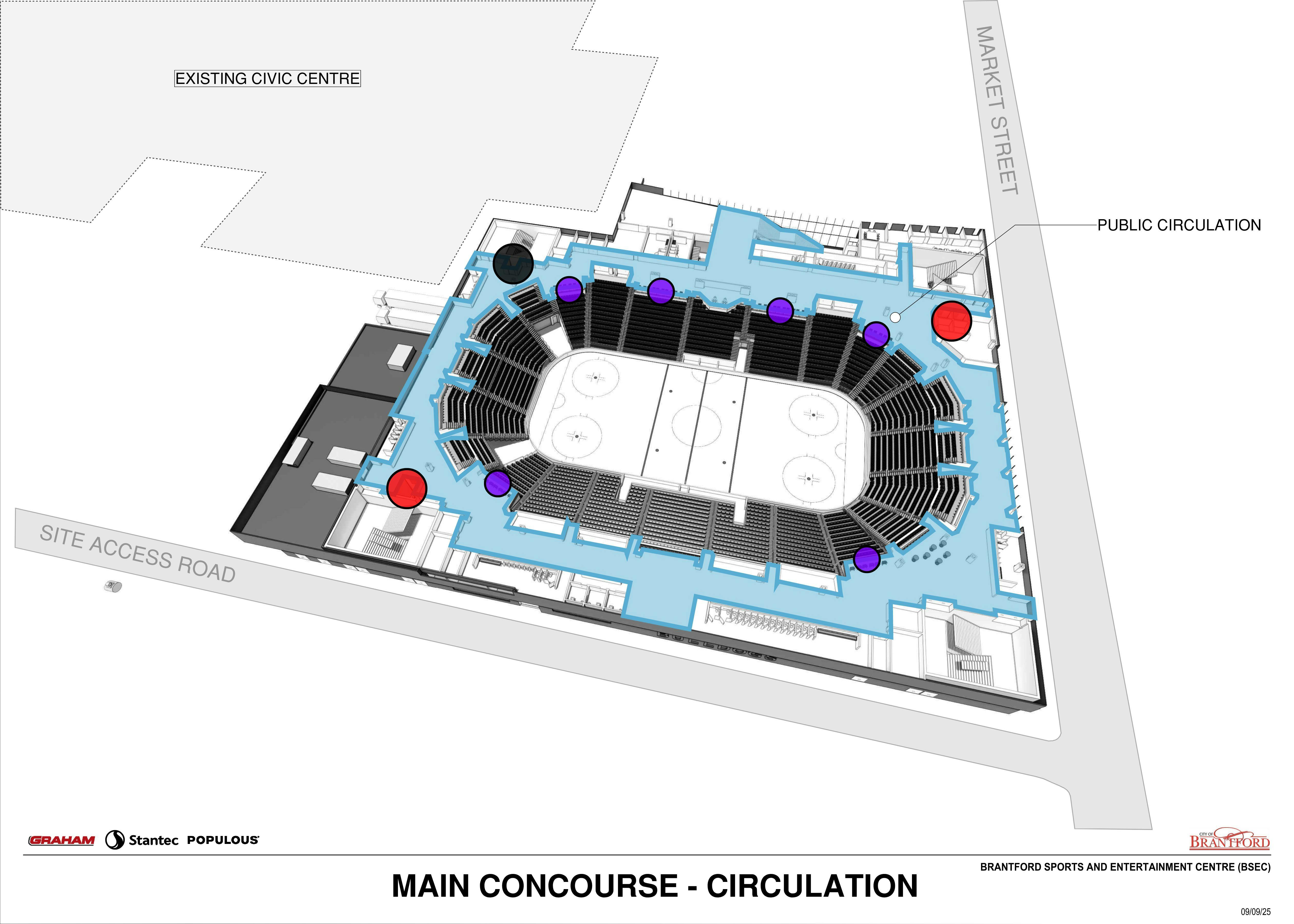 Design F - Main Concourse