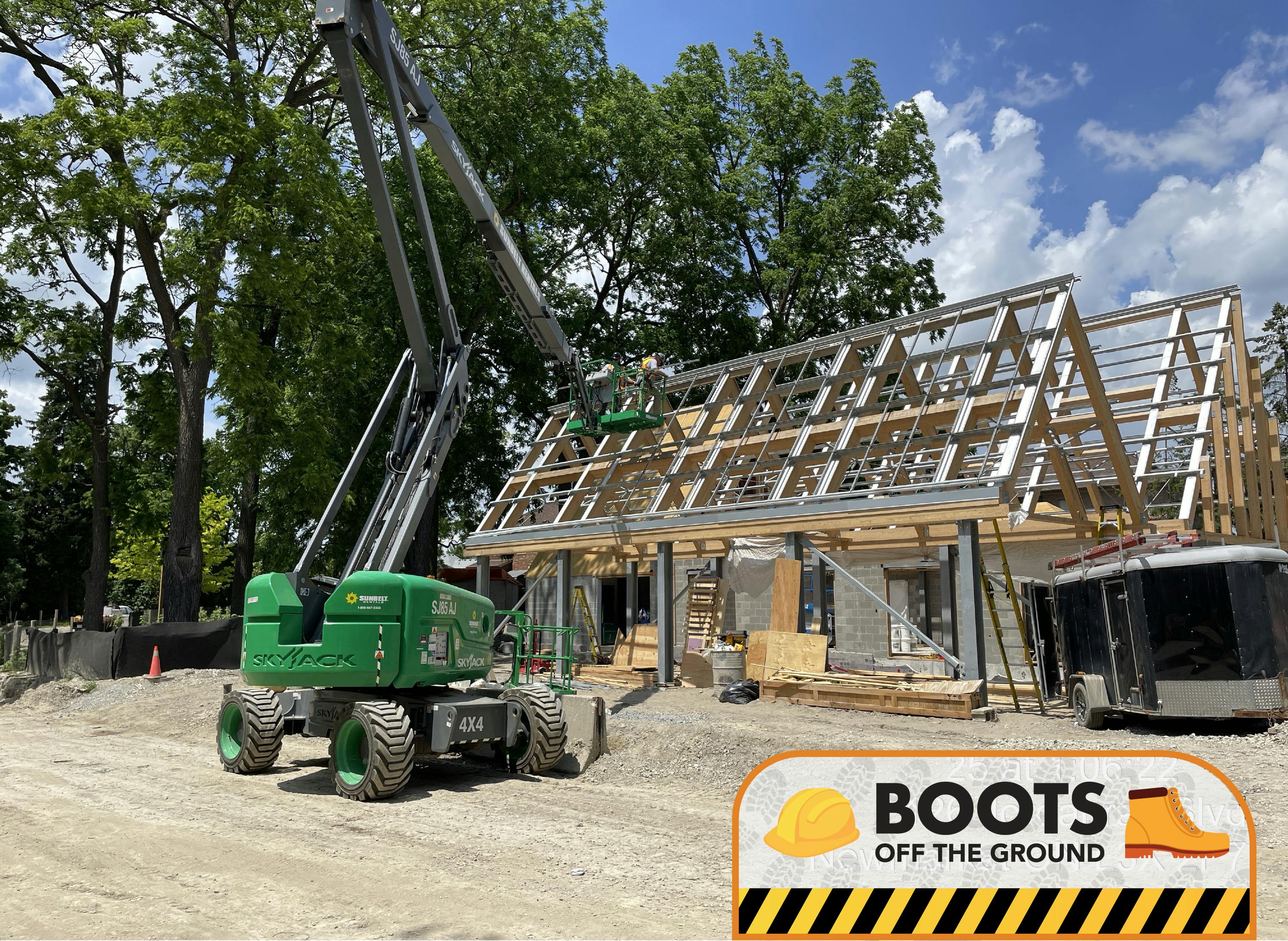 Boots on the Ground - Conservatory Greenhouse roof work