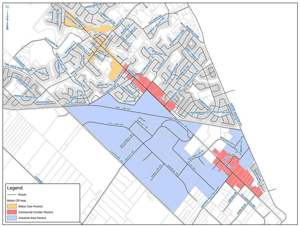 Map - Bolton CIP Area (draft)