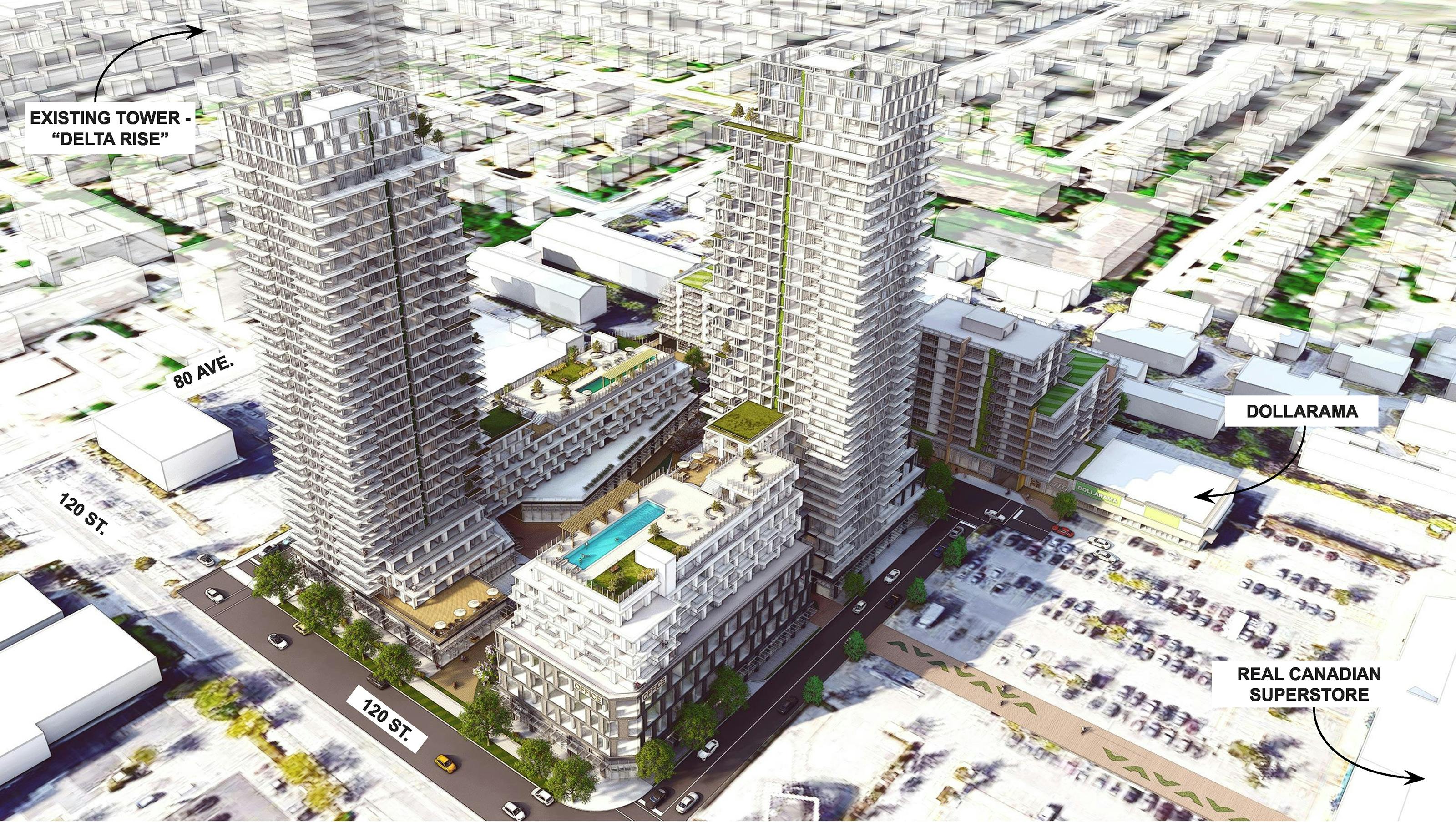 High Rise Development Application at 93A Avenue and 120 Street