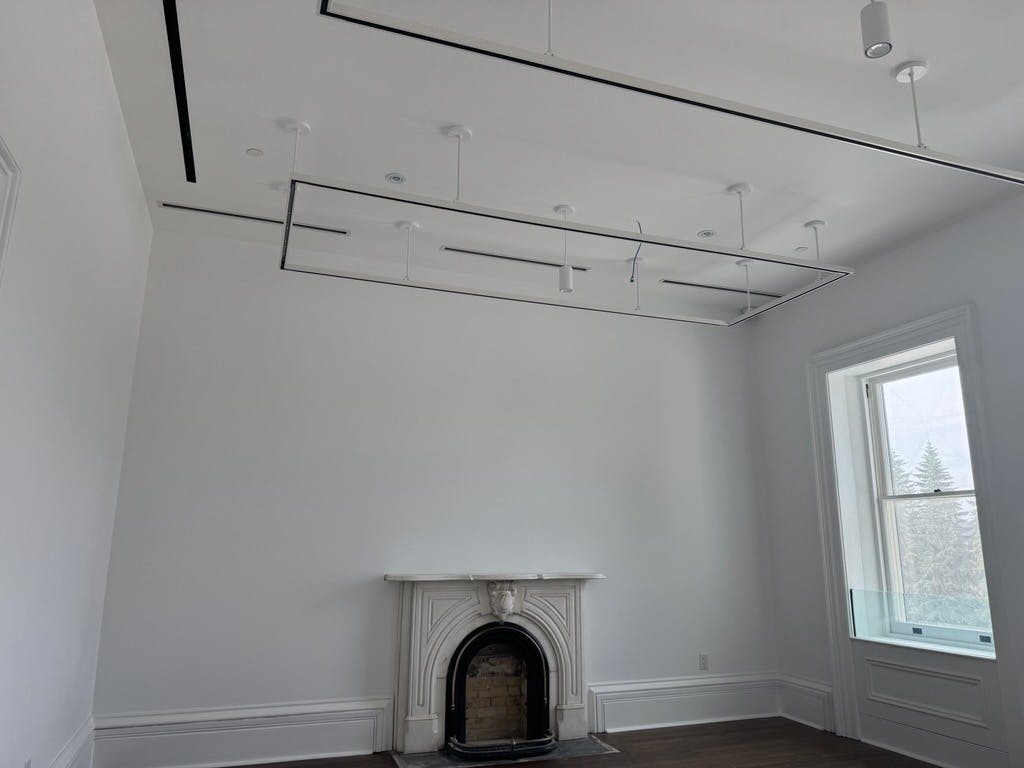 Gallery space taking shape