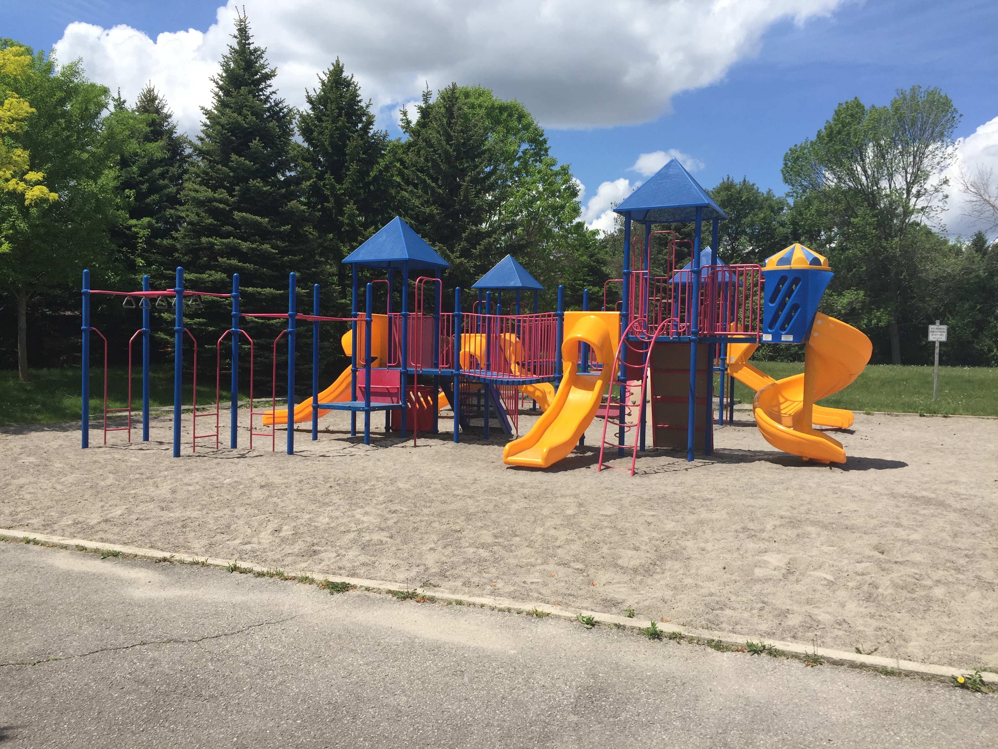 Image illustrating traditional playground equipment design