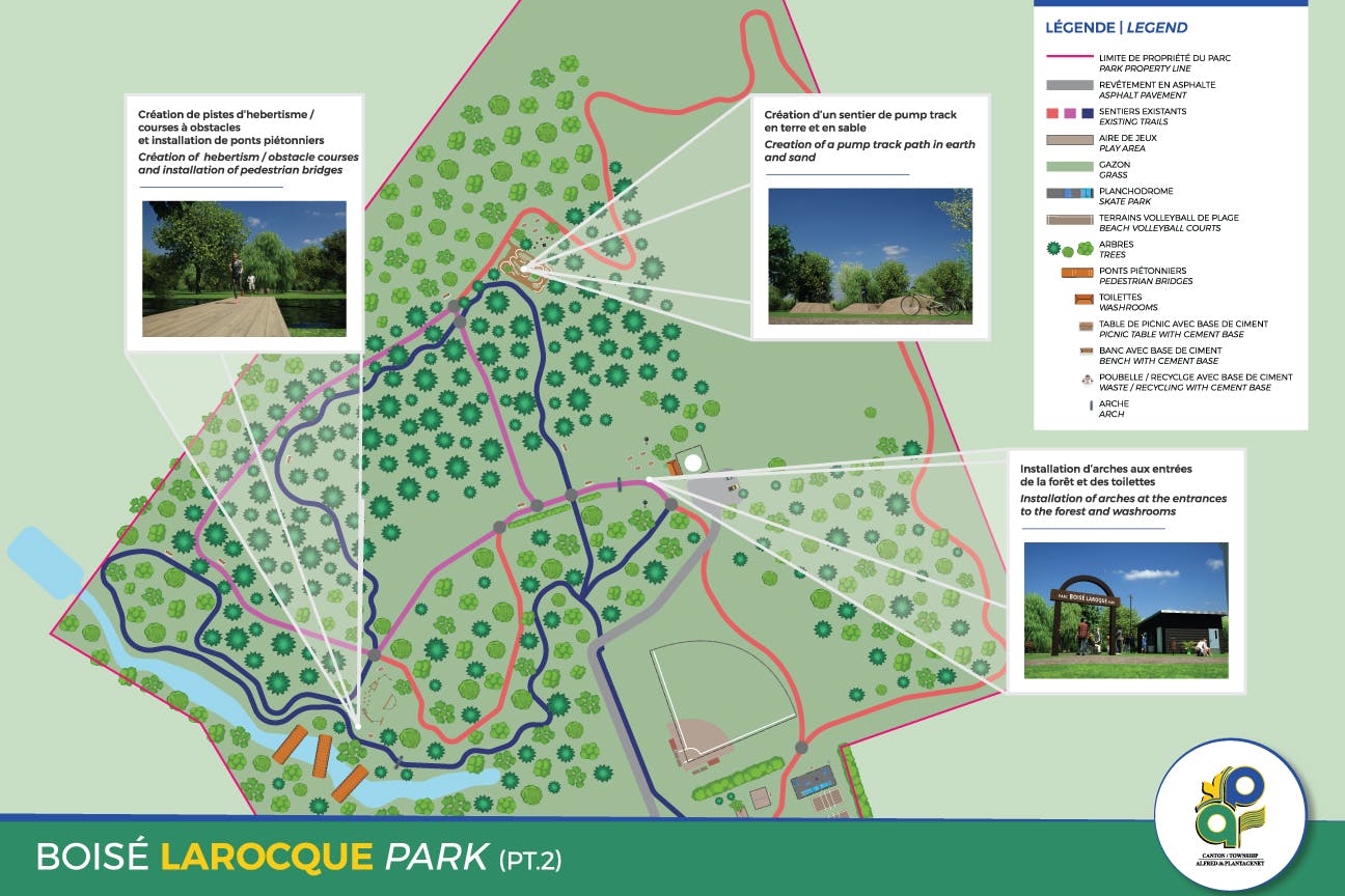 map of the park 