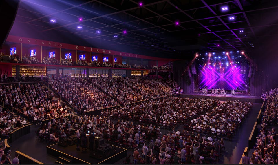 Event Centre Concert Concept