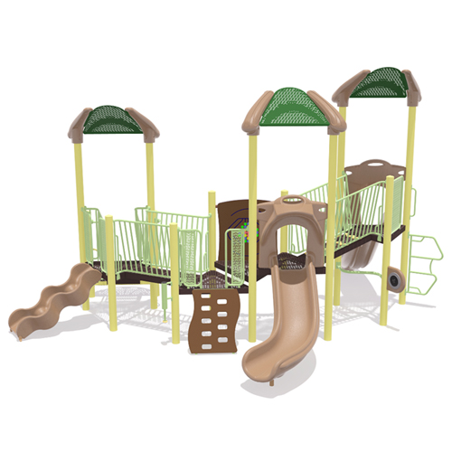 Traditional Play Structures - Consists of solid connected structure providing range of play opportunities & activities.