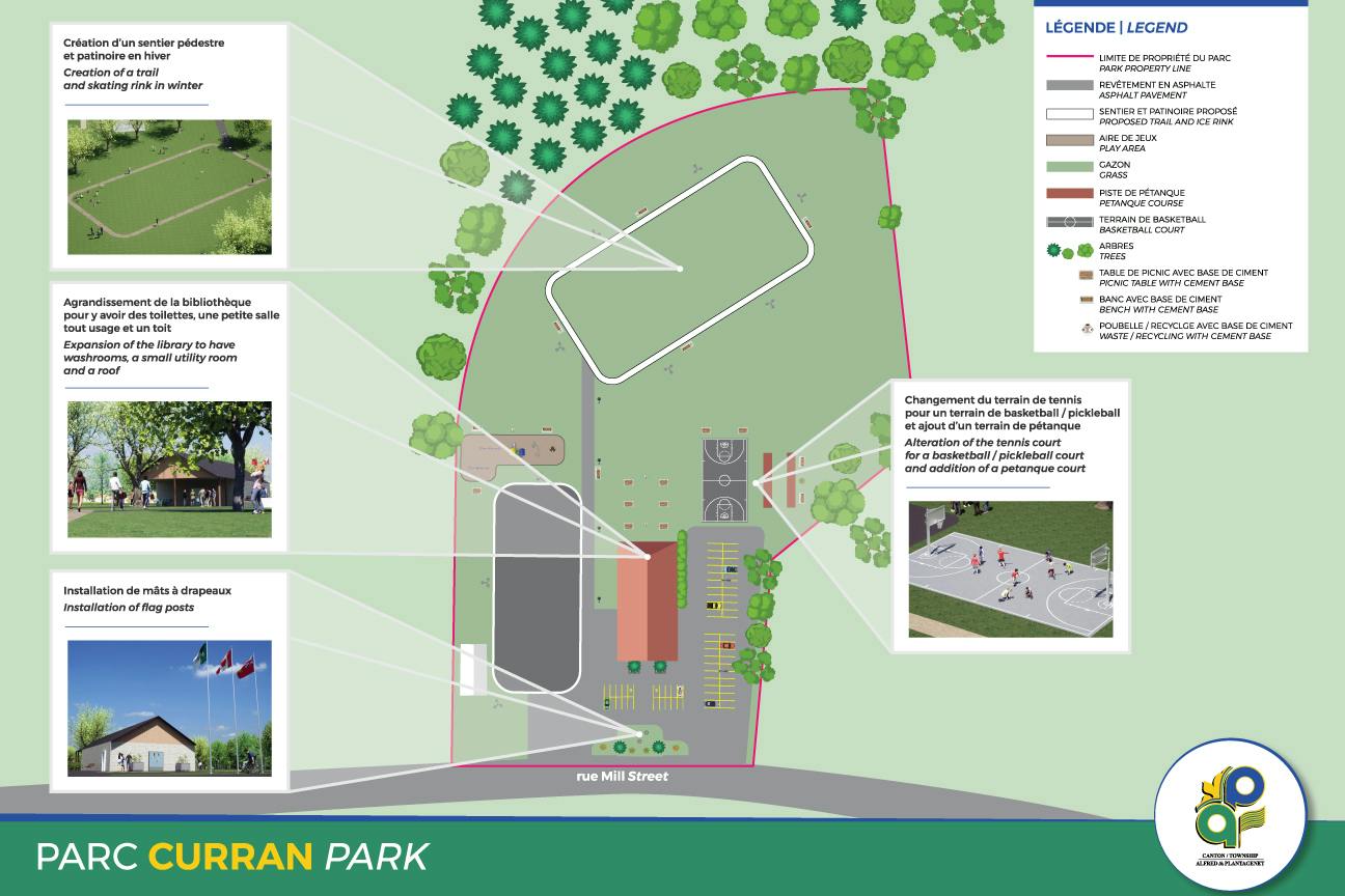 Des Curran Rte Vision du parc de Curran | On jase AP