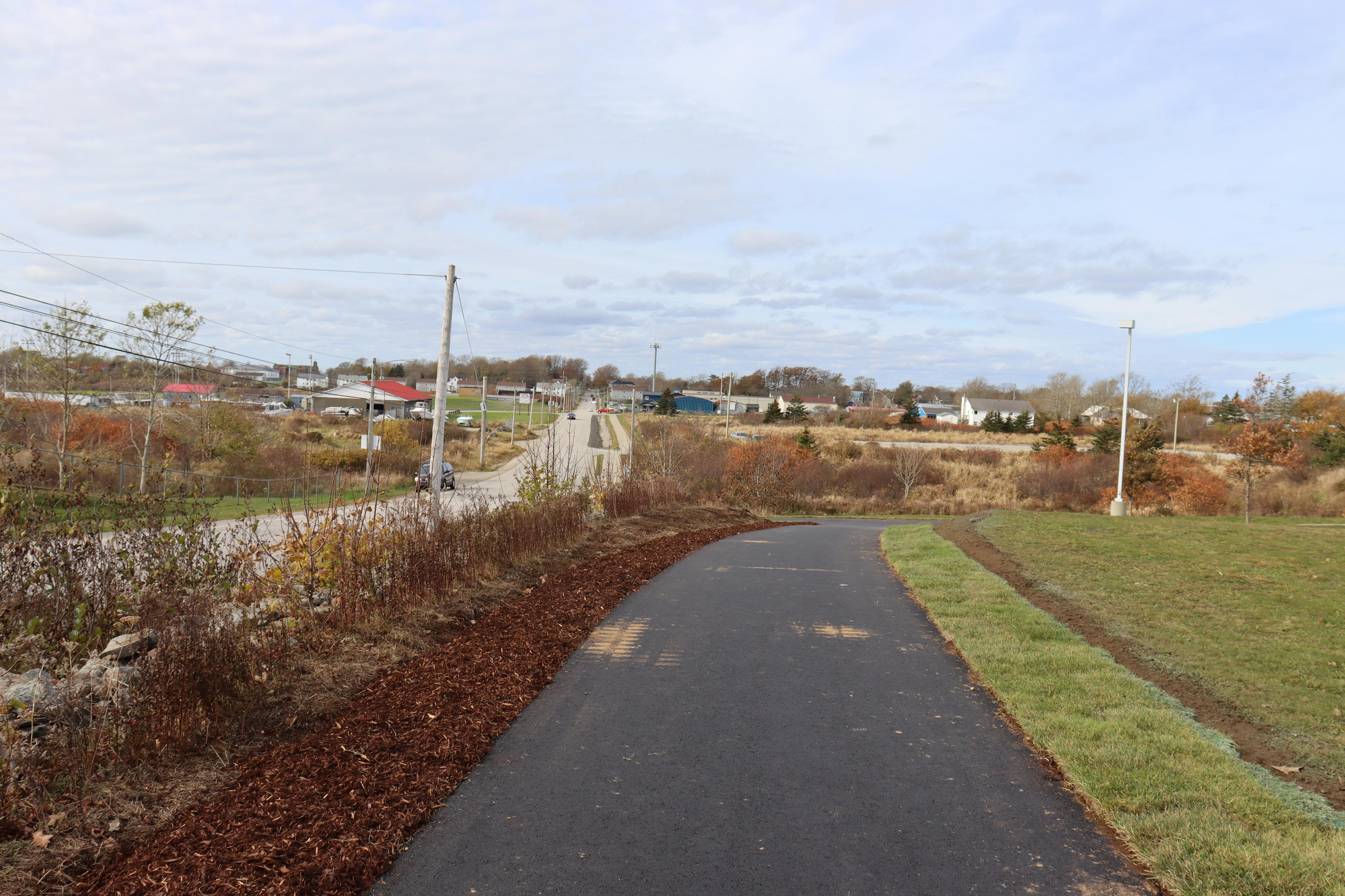 Phase 3 trail on Forest Street. 