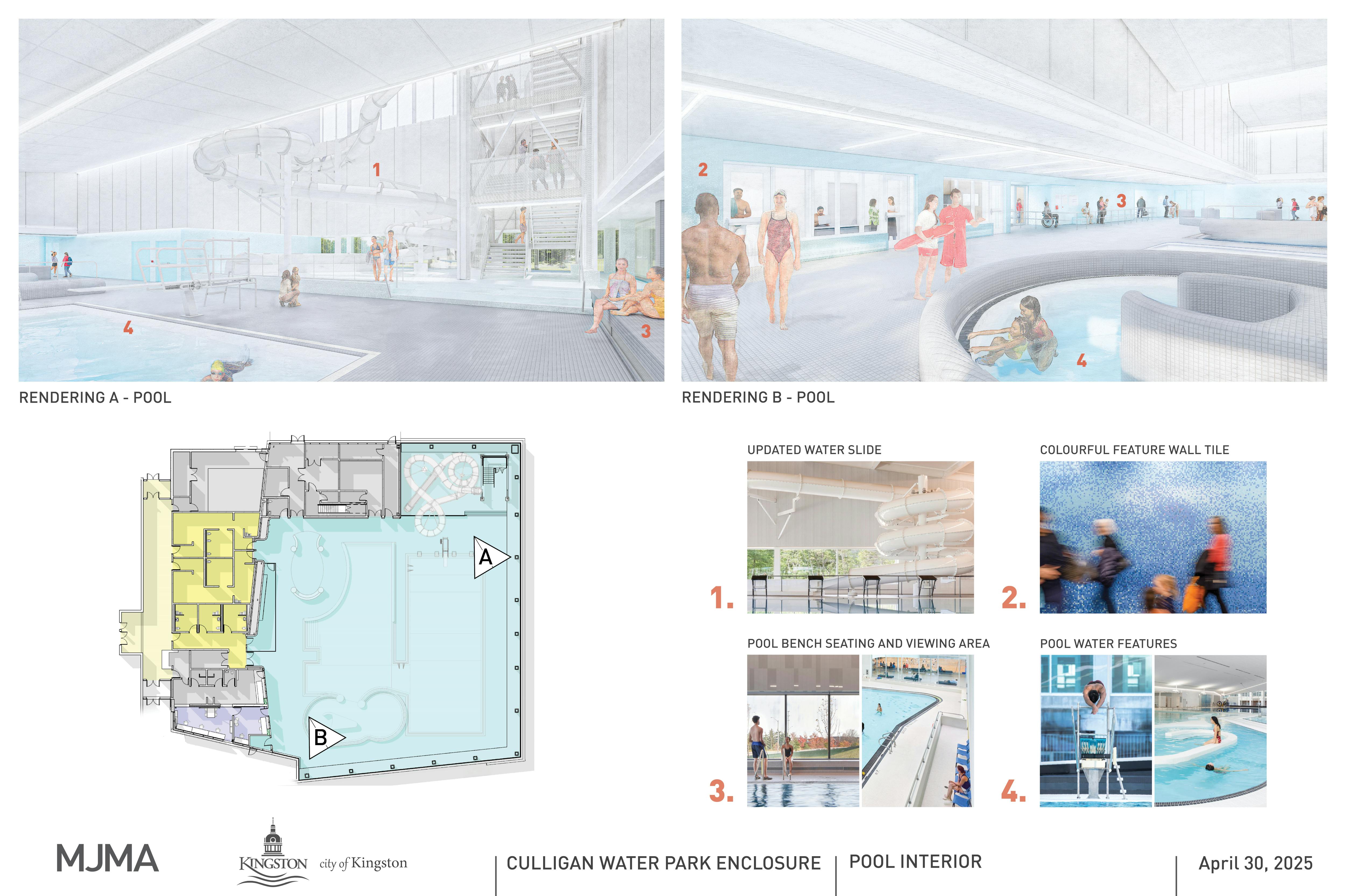 Additional renderings show what the inside of the pool are will look like once the Culligan Water Park is enclosed.