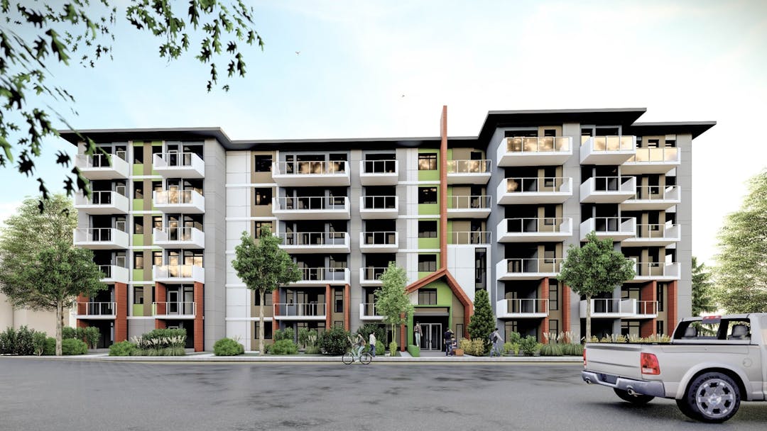 Rendering of proposed project in Maple Ridge subject to development review process