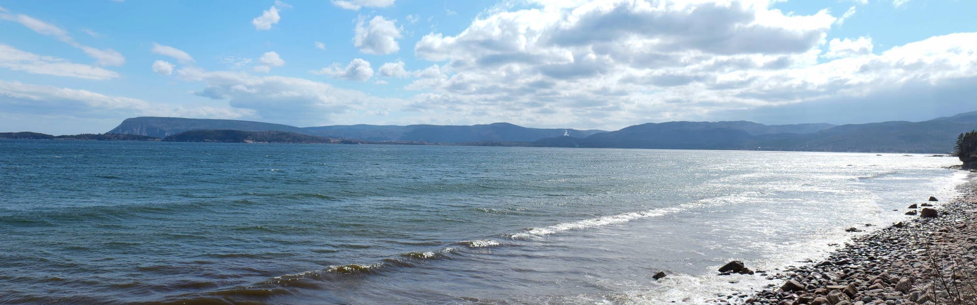 A photograph of the Ingonish coastline.