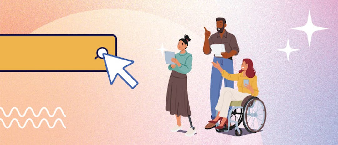 A graphic depicting people with disabilities.