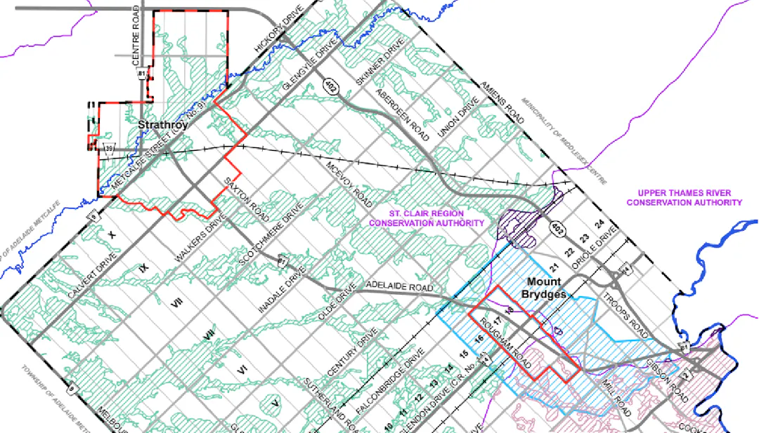 map of settlement area