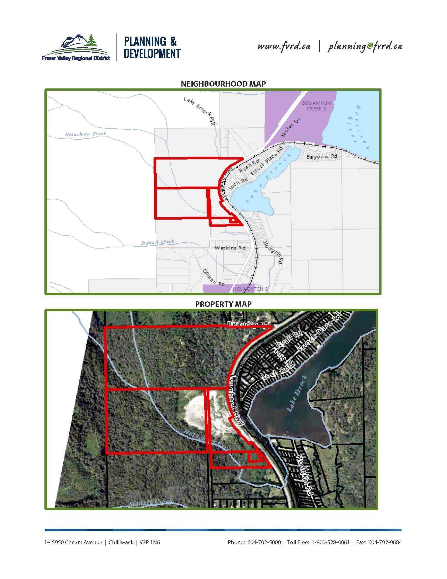 Lake Errock Gravel Pit Redevelopment | Have Your Say FVRD