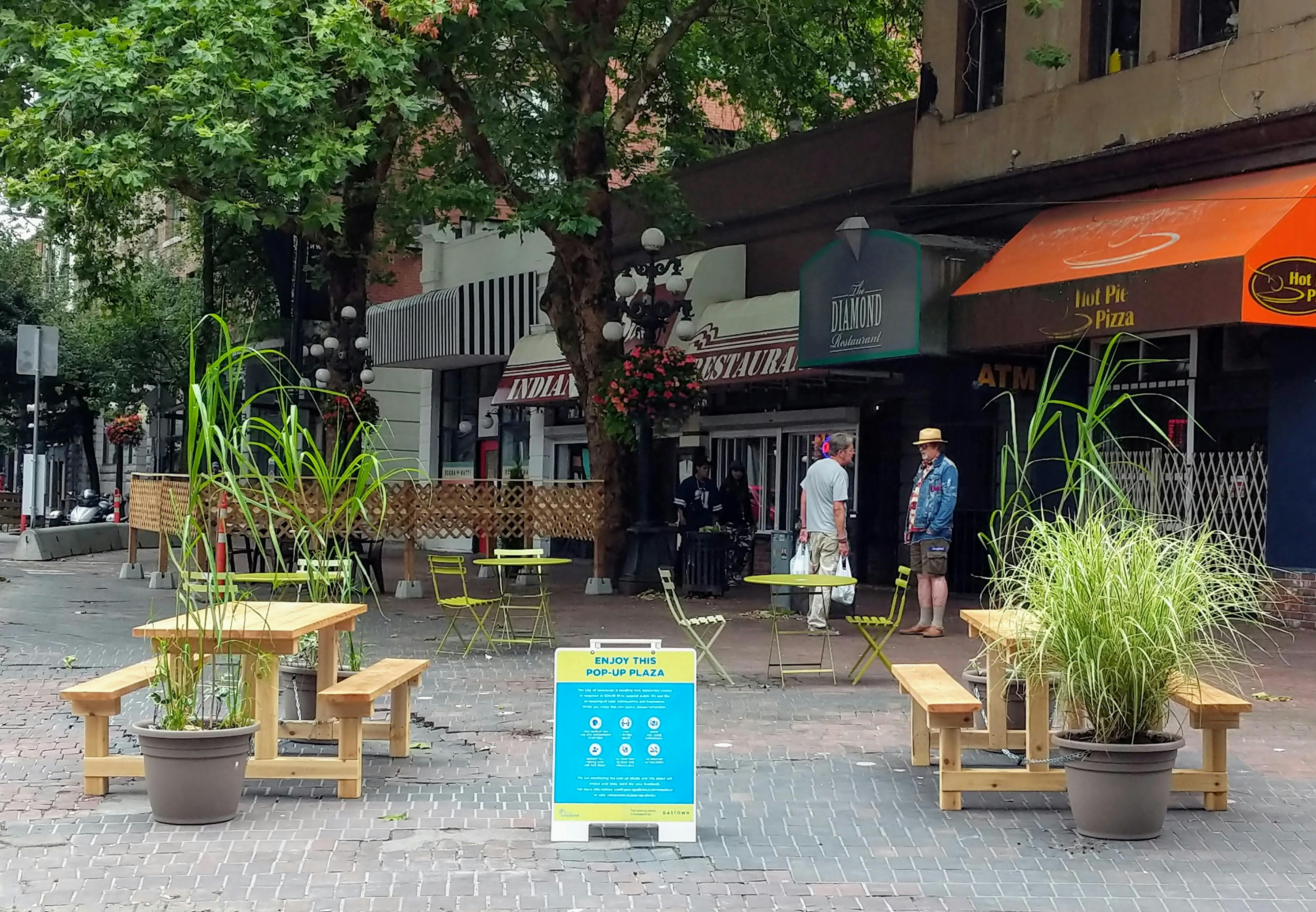Carrall St Pop-up Plaza