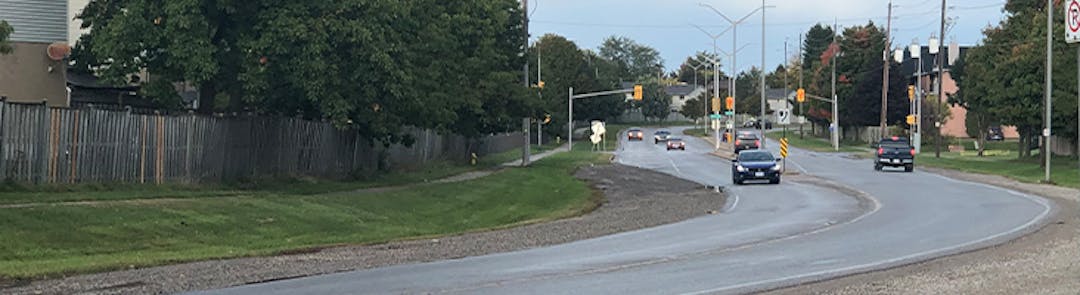 An image of Bradley Ave in London Ontario. 