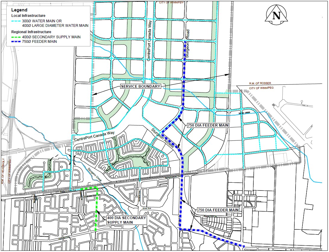 Conceptual Water Servicing Infrastructure