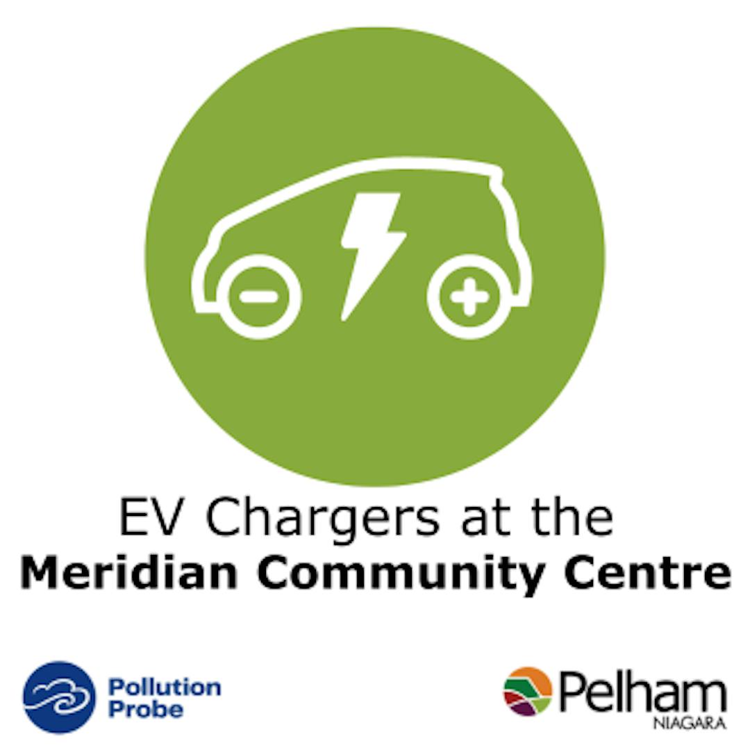 Green circle with icon of electric vehicle