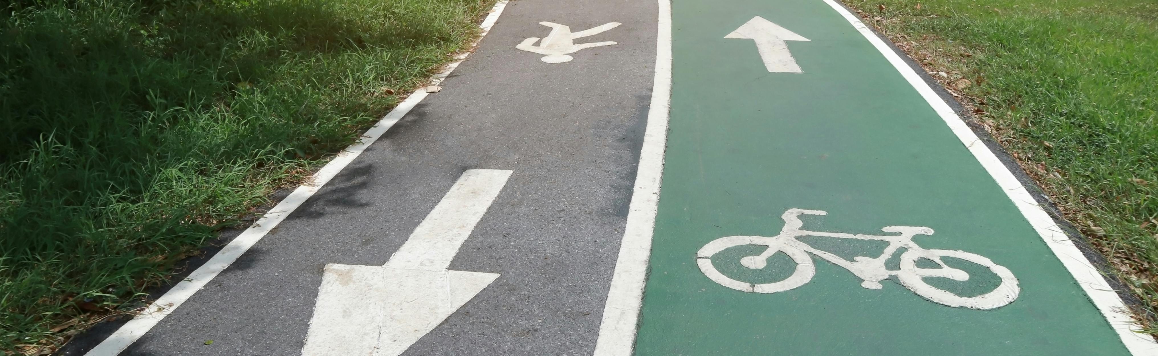 Bike Lane and Walking lane