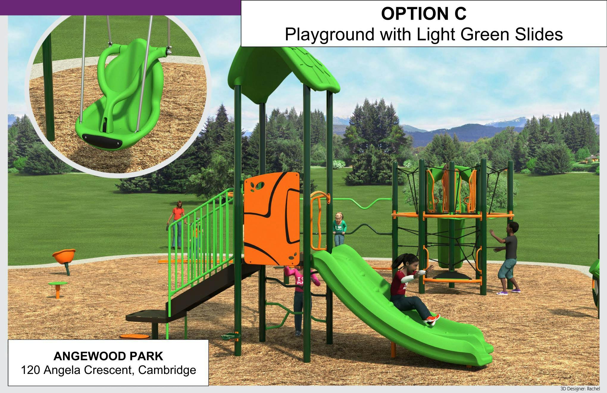 Option C - Playground with Light Green Slides
