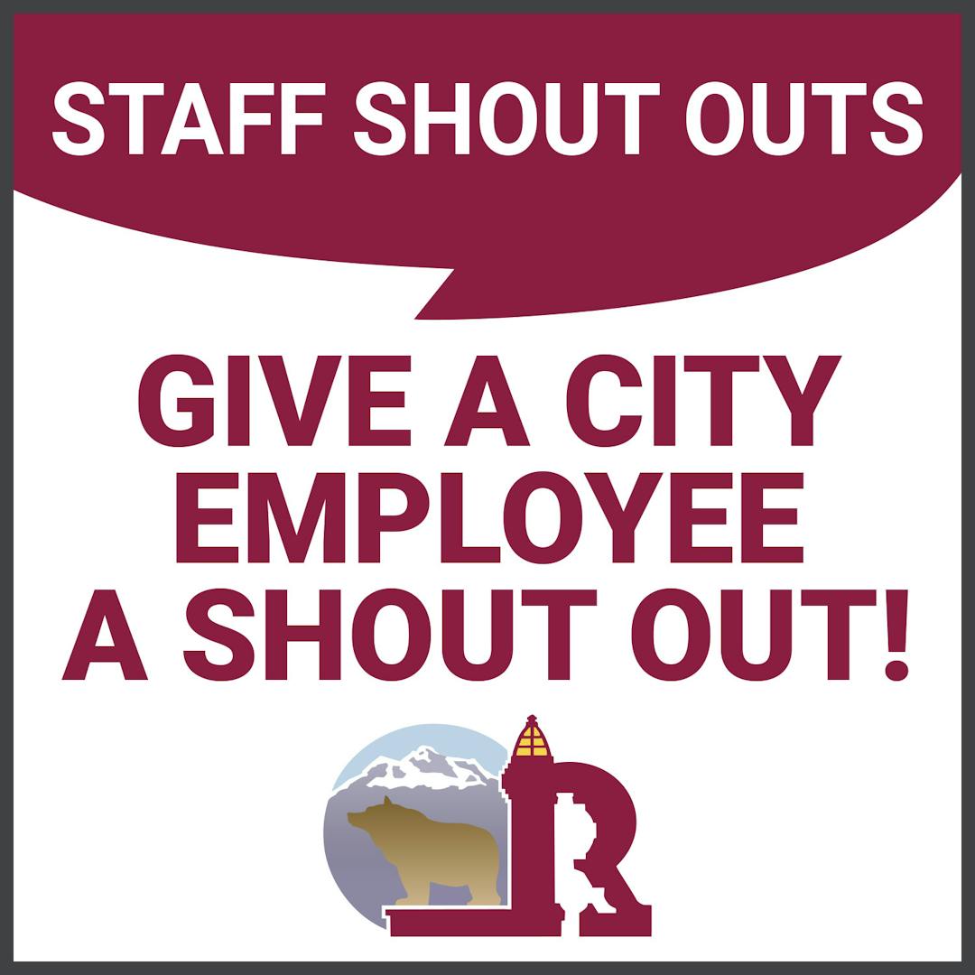 A request for staff shout outs