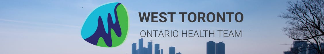 West Toronto OHT logo over Toronto skyline.