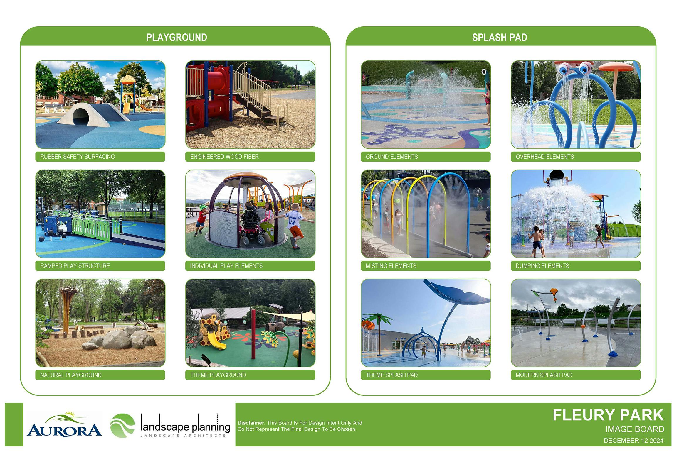 Playground and Splash Pad