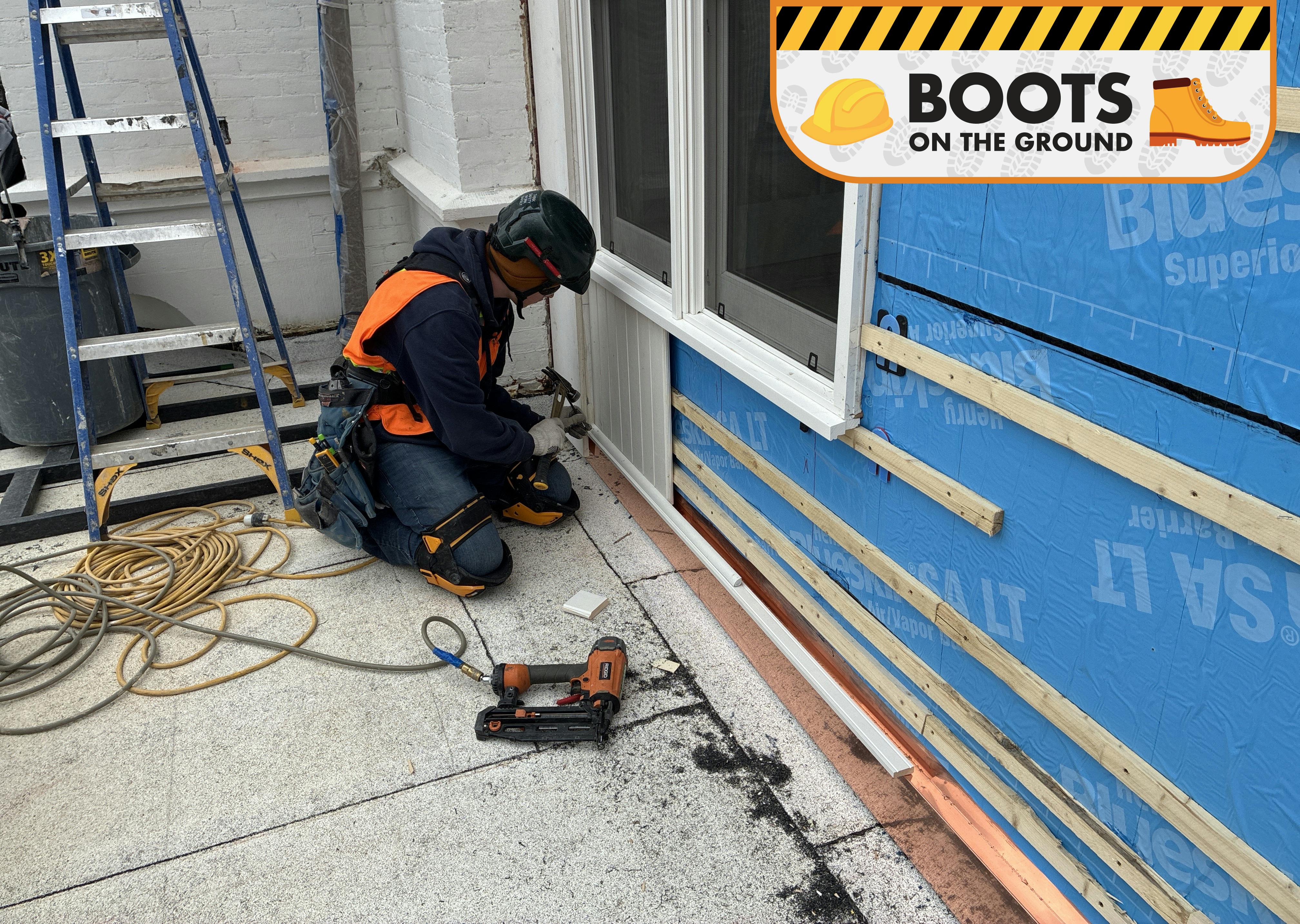 Boots on the Ground - Finer details on the veranda