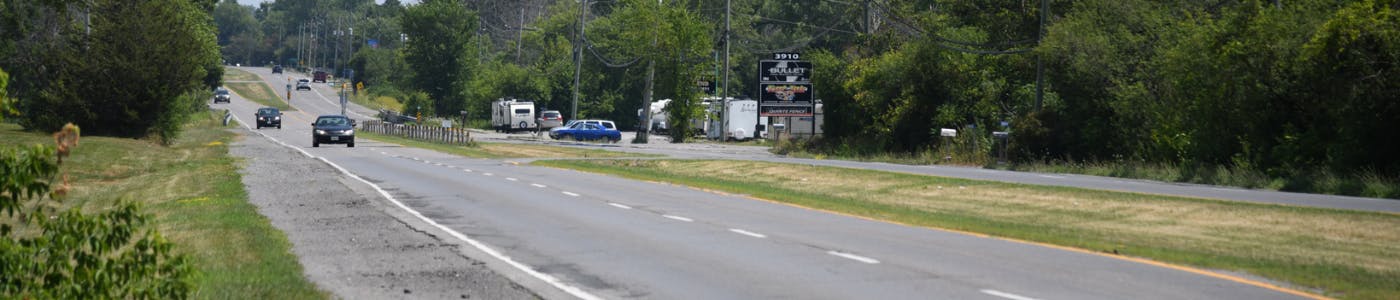 Photo of old Highway 2.