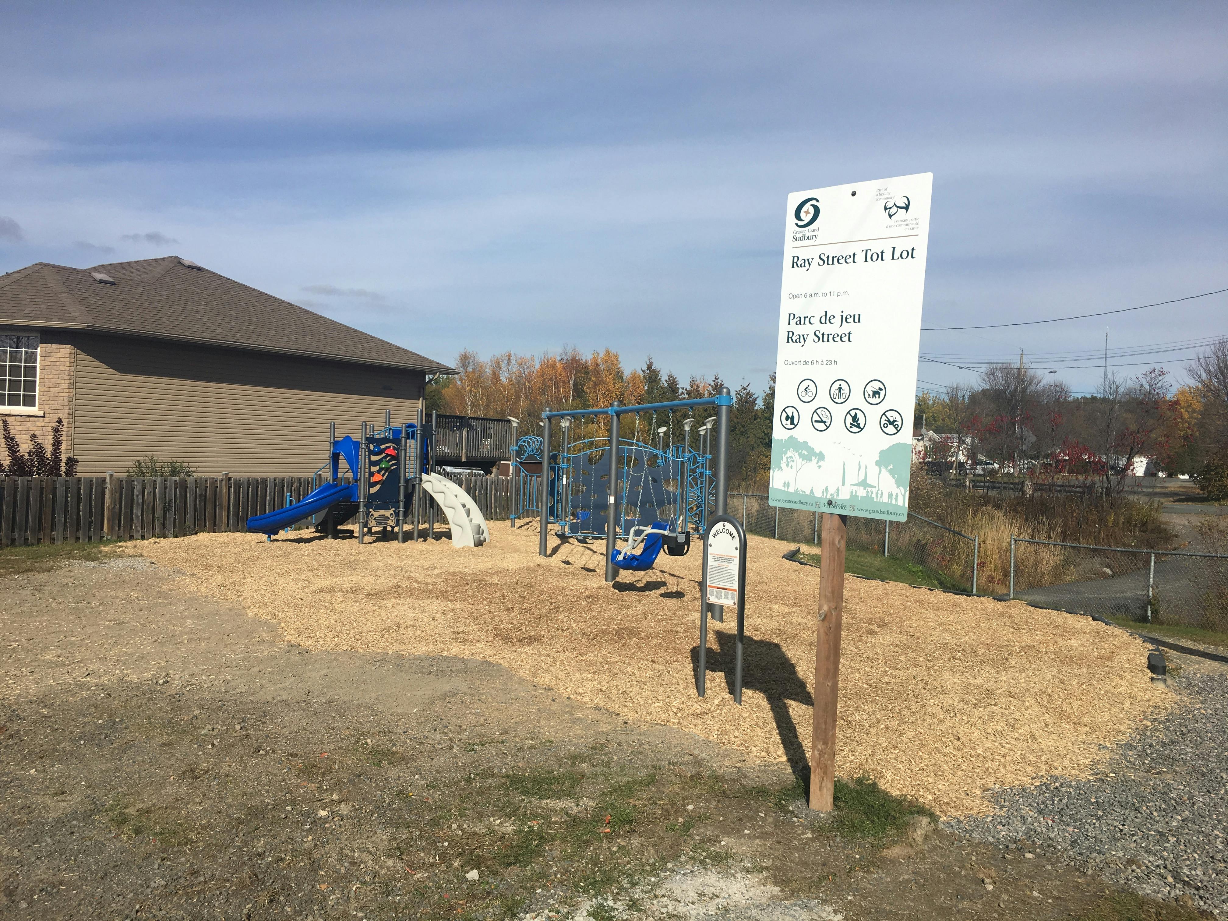 Ray Street Tot Lot, Wahnapitae - AFTER