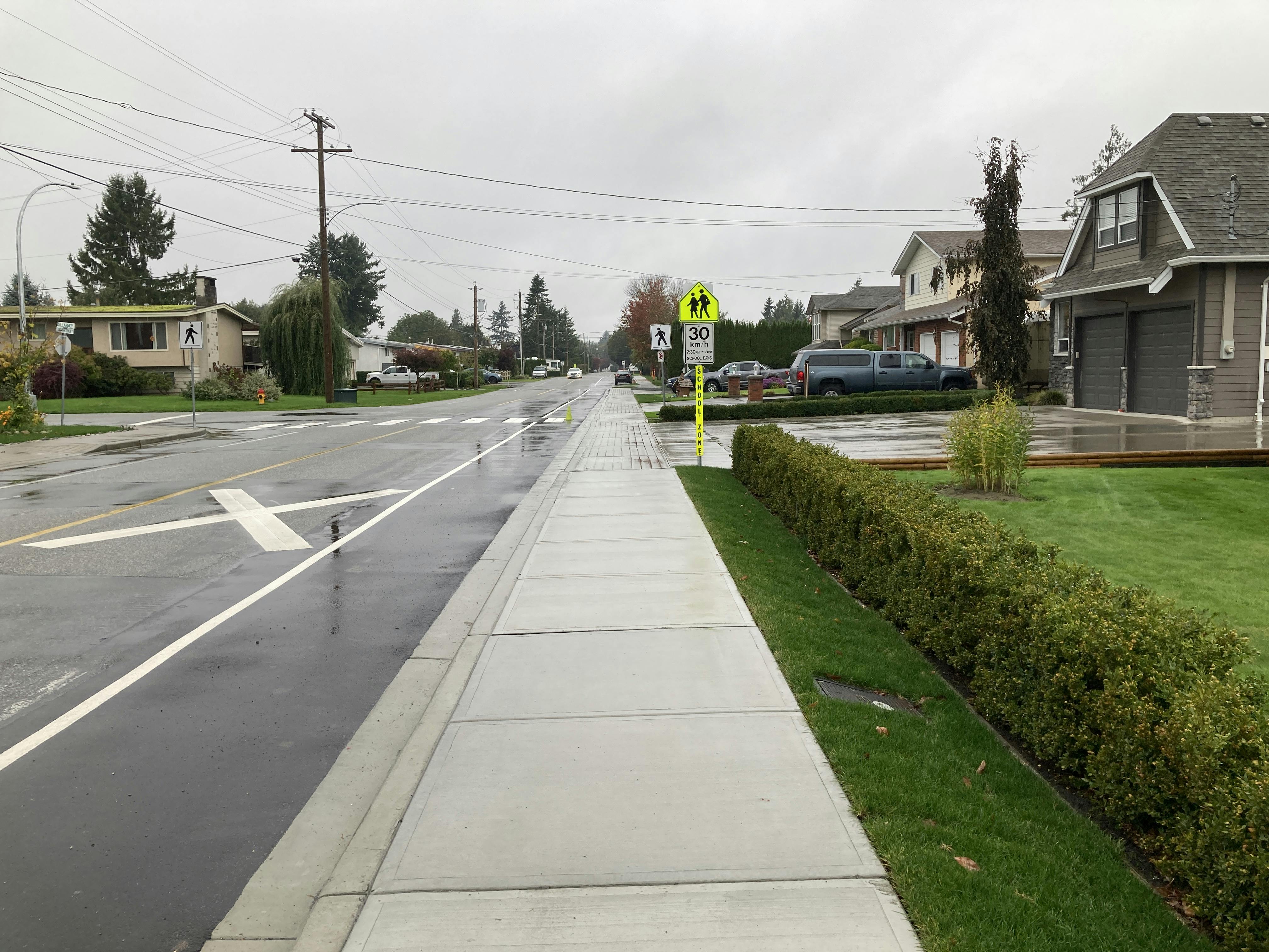 Strathcona sidewalk completion