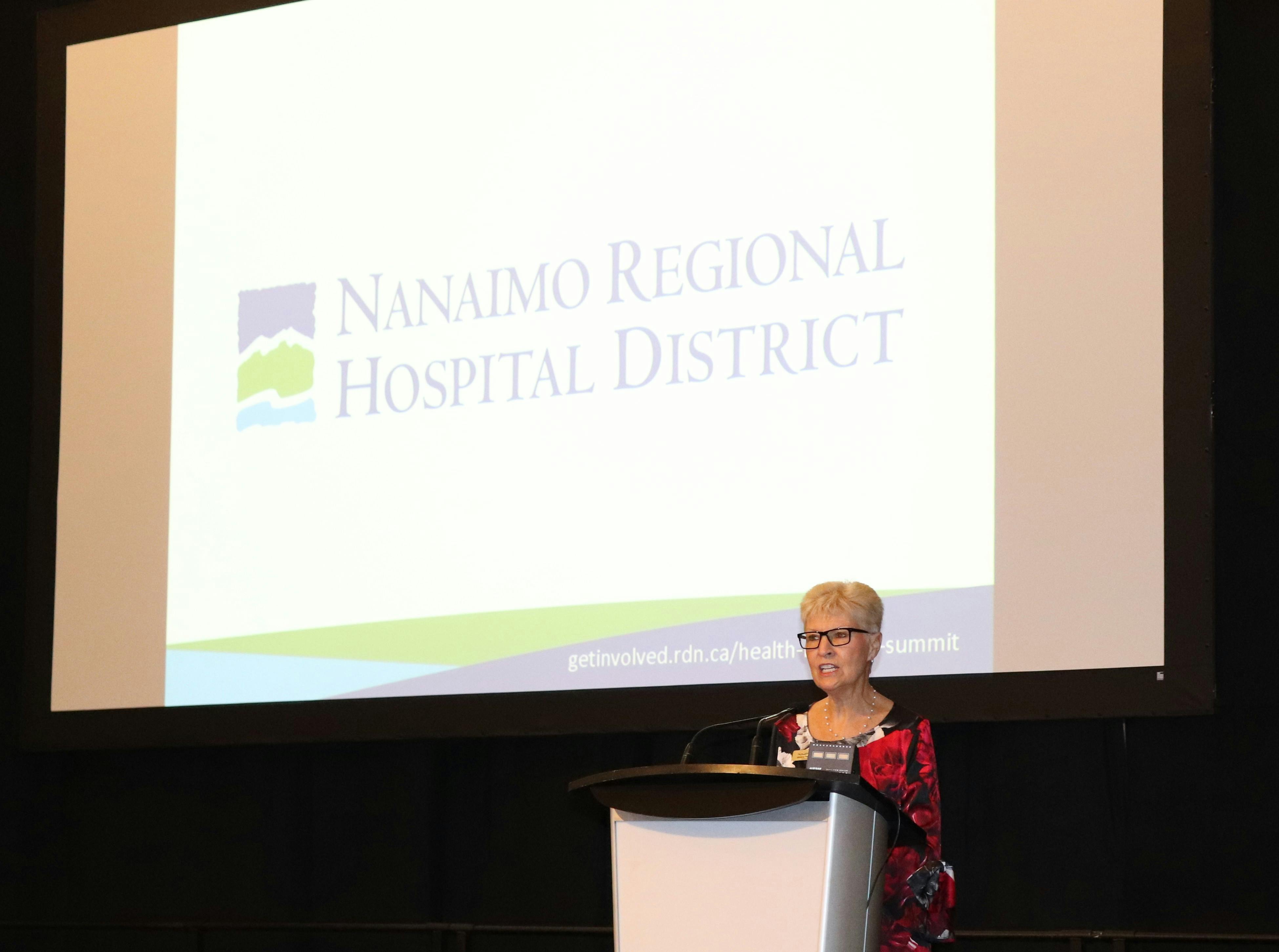 Janice Perrino, Chair, Nanaimo Regional Hospital District 
