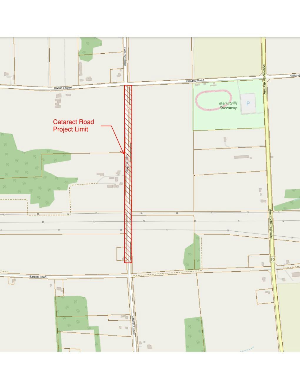 Cataract Road Project Location