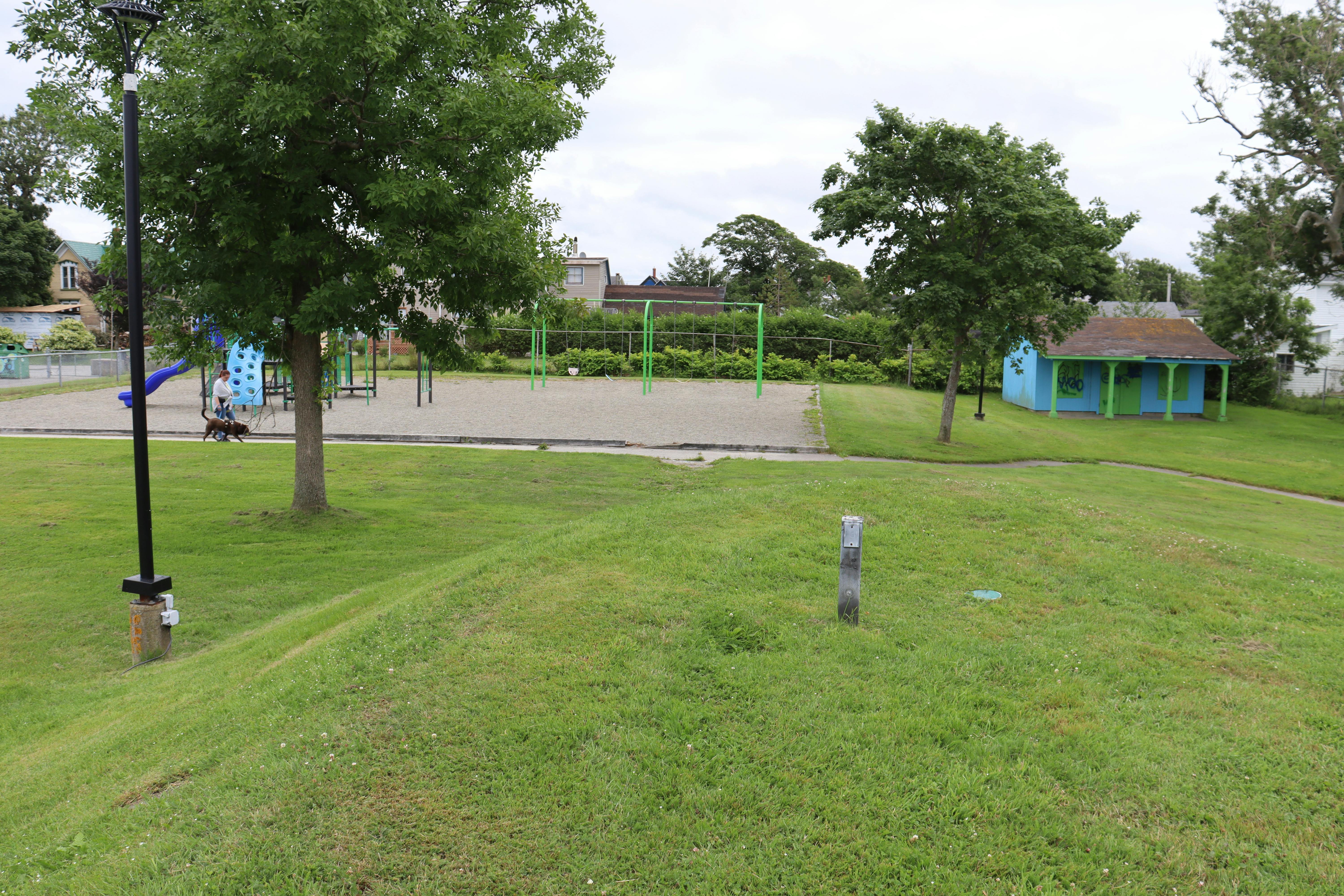 South Playground looking east.