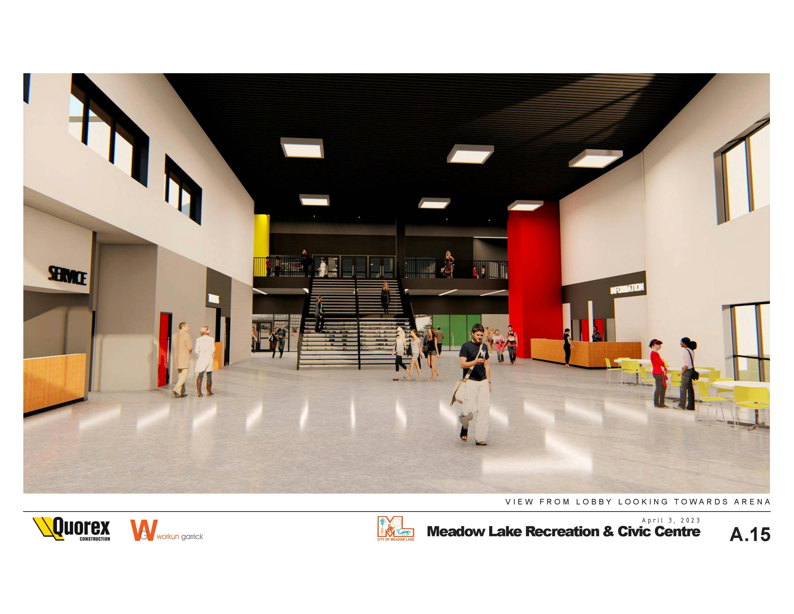 MLRC - Concept Interior - Lobby Facing Arena