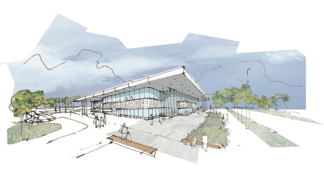 Conceptual rendering of new arena