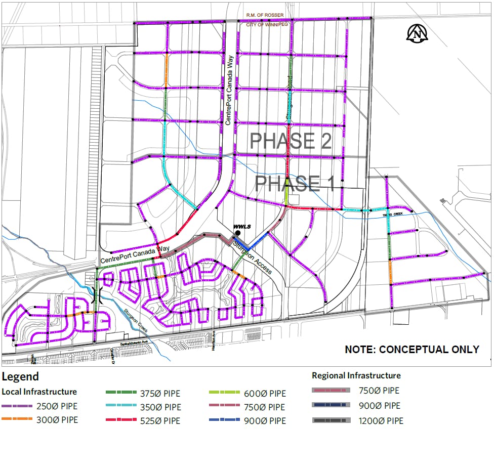 Conceptual Wastewater Servicing Infrastructure