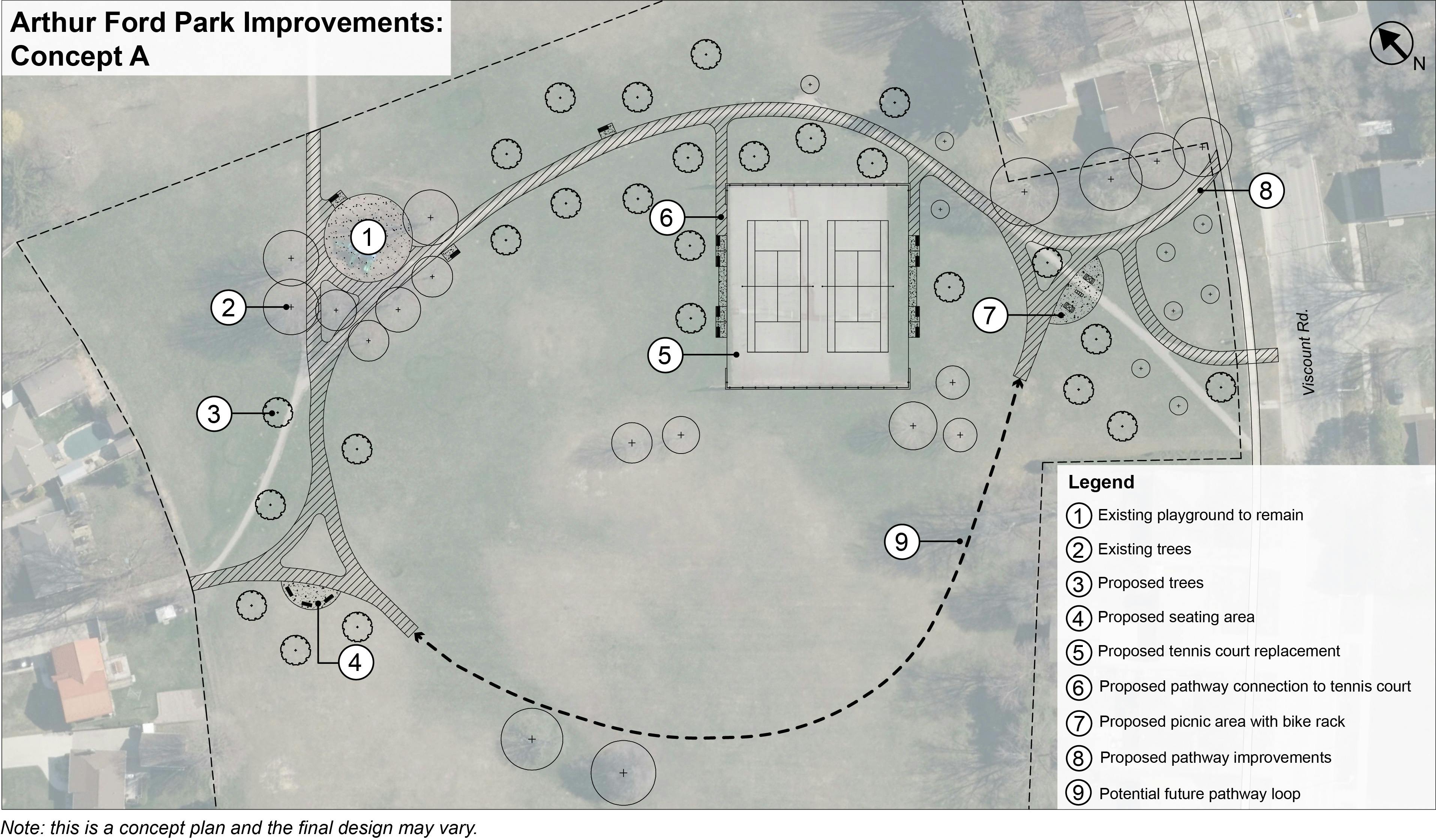 Arthur Ford Park - Concept A