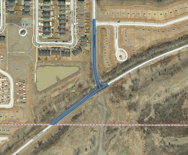 Grisdale Rd and Towpath Road Closure Location- June 29