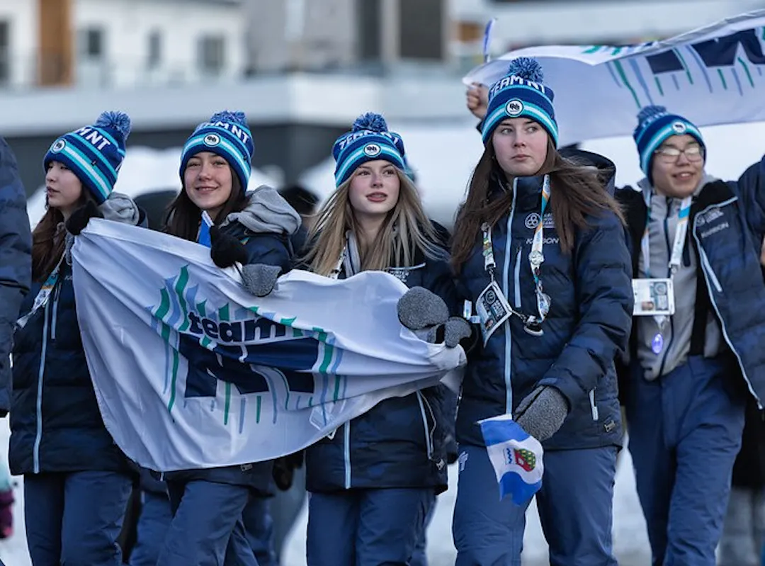 Team NT at the 2026 Arctic Winter Games in Whitehorse