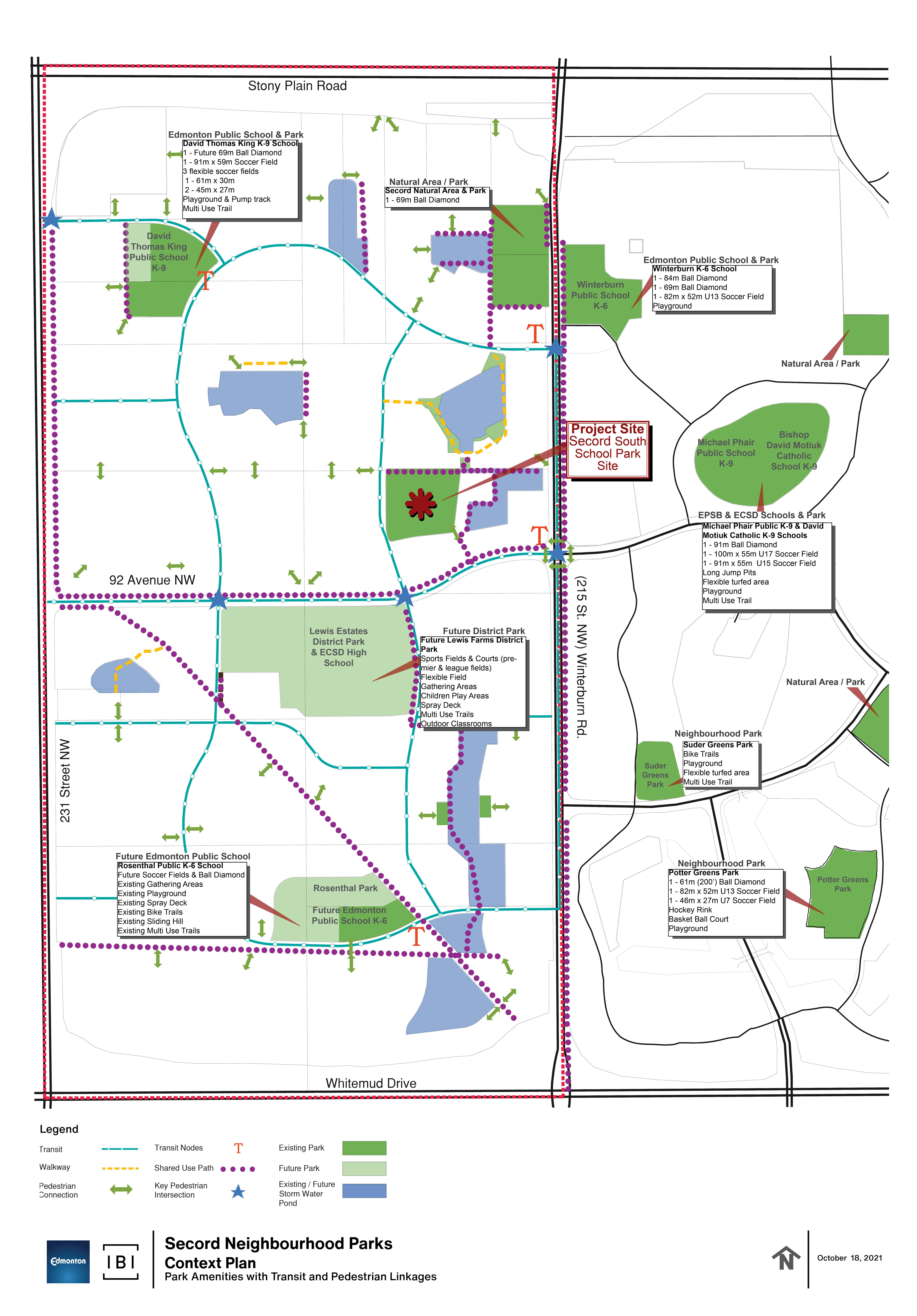 Secord Neighbourhood Parks Context Plan
