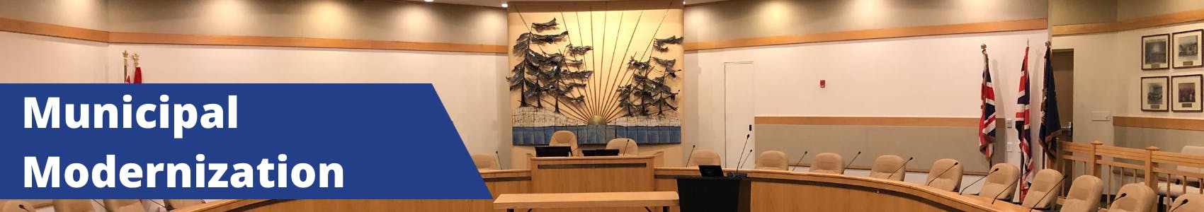 District Municipality of Muskoka's council chambers 