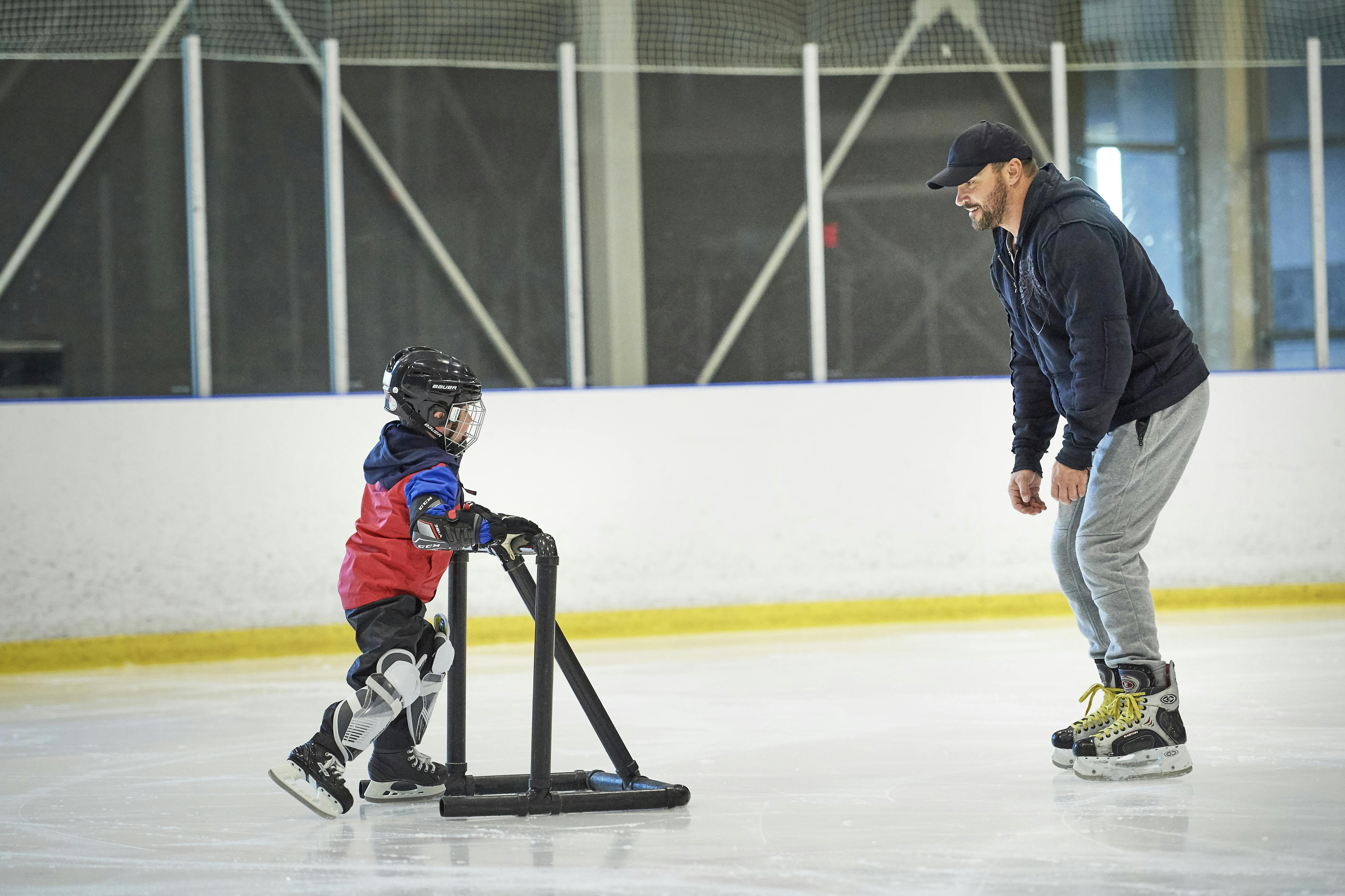 Recreational ice-skating